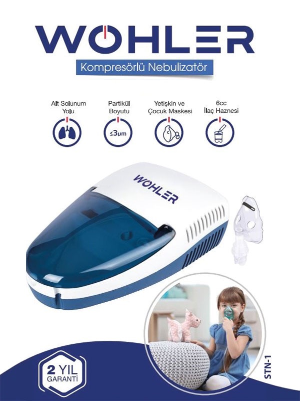 Wohler Kompresörlü Nebulizatör